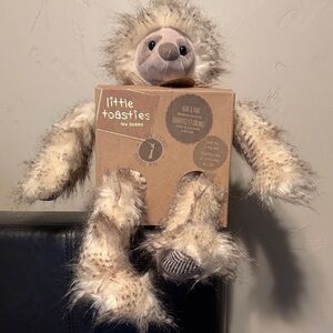 Plush Sloth - Cream and Brown